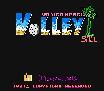 Venice Beach Volleyball (Asia) (En) (Idea-Tek) (Unl) screen shot title